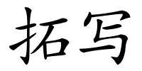 拓写的解释