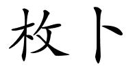 枚卜的解释