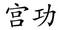 宫功的解释
