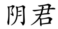 阴君的解释