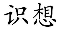 识想的解释