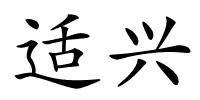 适兴的解释