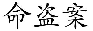 命盗案的解释
