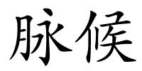 脉候的解释