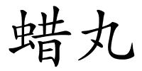 蜡丸的解释