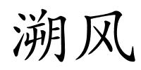 溯风的解释