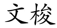 文梭的解释