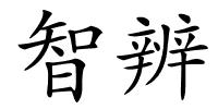 智辨的解释