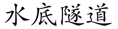 水底隧道的解释