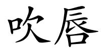 吹唇的解释