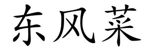 东风菜的解释
