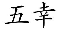 五幸的解释