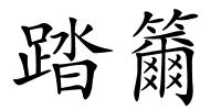 踏籋的解释