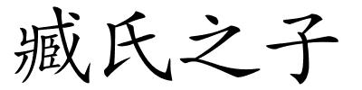 臧氏之子的解释