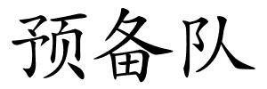 预备队的解释