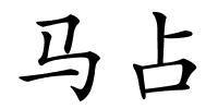 马占的解释