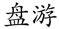 盘游的解释