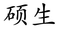 硕生的解释