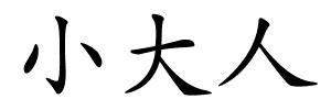 小大人的解释