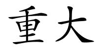 重大的解释