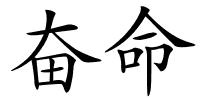 奋命的解释