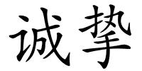 诚挚的解释