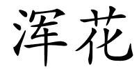 浑花的解释