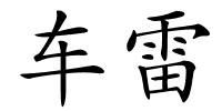 车雷的解释