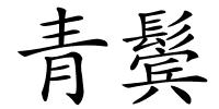 青鬓的解释