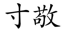 寸敬的解释