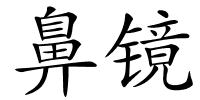 鼻镜的解释