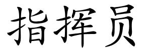 指挥员的解释