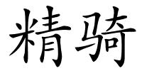精骑的解释