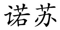 诺苏的解释