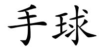 手球的解释