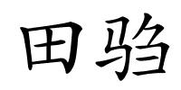 田驺的解释