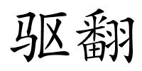 驱翻的解释