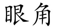 眼角的解释