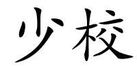 少校的解释