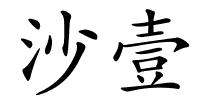 沙壹的解释