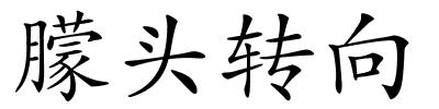 朦头转向的解释