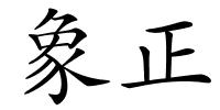 象正的解释