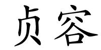 贞容的解释