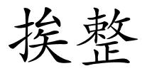 挨整的解释