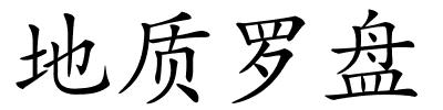 地质罗盘的解释