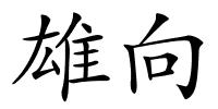 雄向的解释