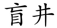盲井的解释