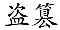 盗篡的解释