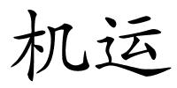 机运的解释