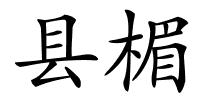 县楣的解释